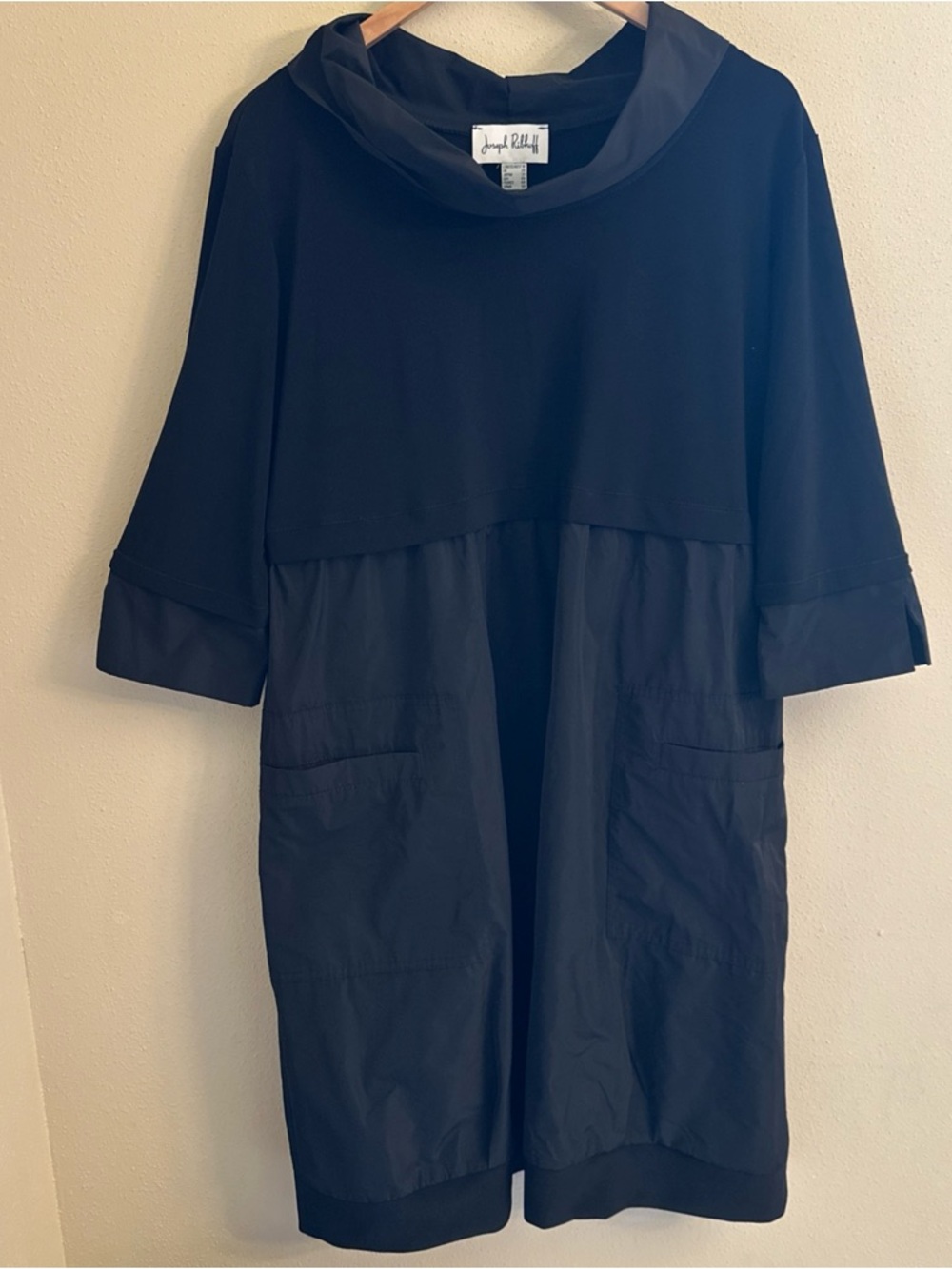 Joseph Ribkoff Black Dress Size 18 Office Party Cocktail Modest Conservative